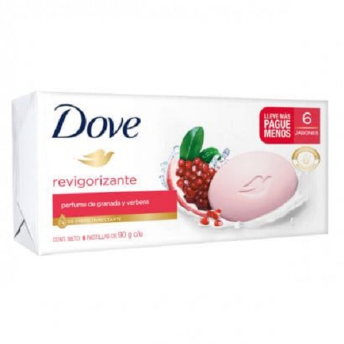 DOVE JABON GRANADA REVIGOR 90 GR 6 UN