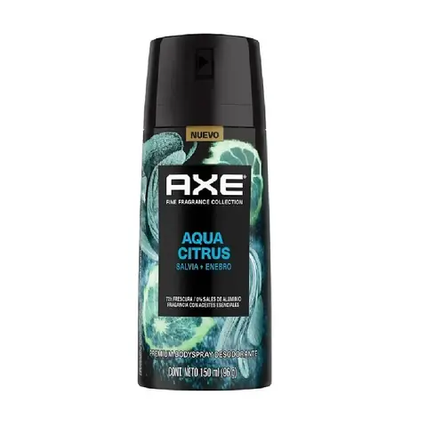 DESODORANTE AXE AQUA CITRUS AEROSOL 150ML