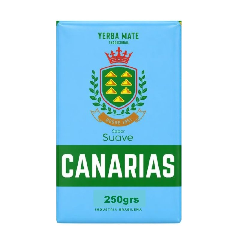 YERBA CANARIAS SUAVE 250 grs (CELESTE)