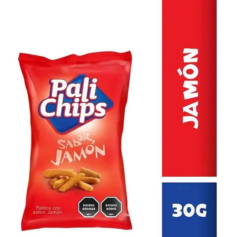 Pali Chips Jamon 30 Grs