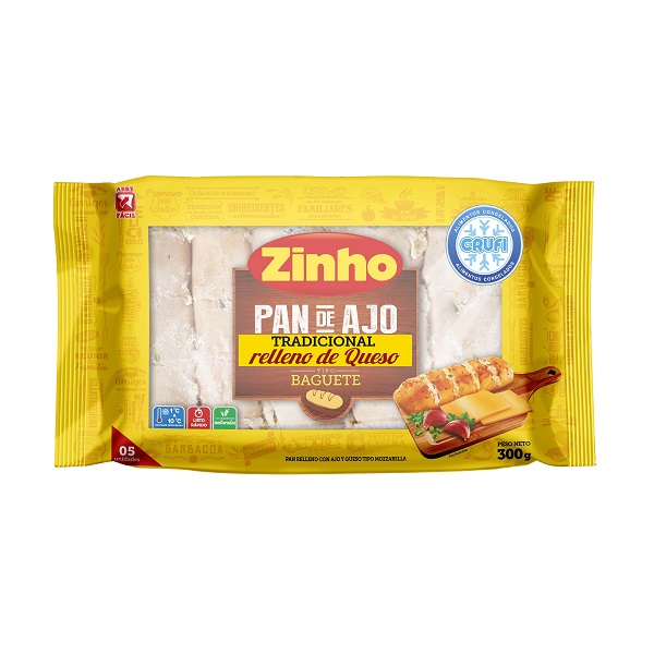 Pan De Ajo Zinho Queso Zinho 5Un