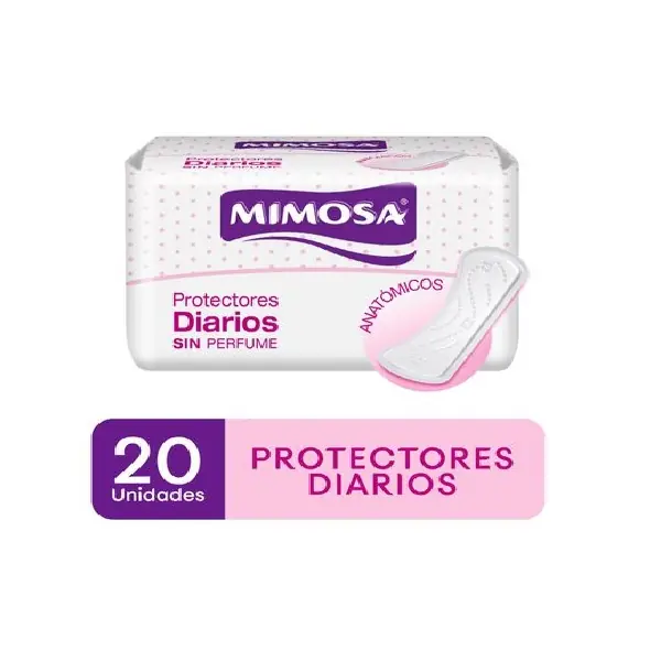 Protectores Diarios Mimosa x 20 Un