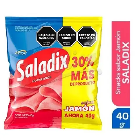 Galletita SALADIX sabor Jamon 40grs