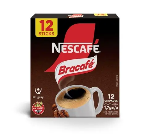 Bracafe Nescafe 12 Sobres