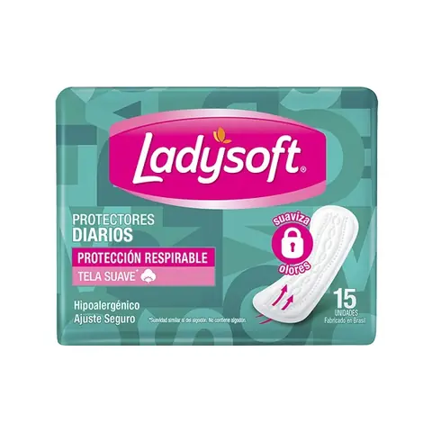 Protector Diario LADYSOFT Respirables x 15un
