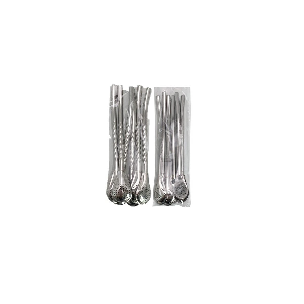 Bombilla de acero inox          x4 unidades