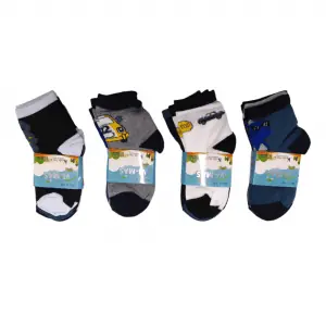 Soquetes para niños de 6-8 pack x 3u