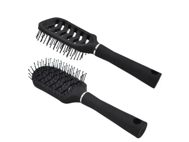 Cepillo de pelo 23x6cm. Negro