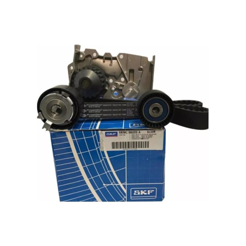 KIT DISTRIBUCION RENAULT LOGAN SANDERO CLIO II KANGOO MEGANE MEGANE II SYMBOL 1.6 16V CON BOMBA VKPC 86416 A TENSOR VKM 16020 A VKM 26020 CORREA 132SP270H 2 LUBRICANTES AMARILLOS OFERTA