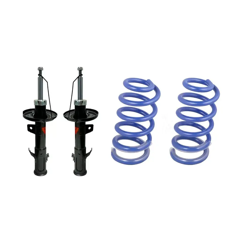 KIT RESORTE AMORTIGUADOR PERFORMANCE FORD ECOSPORT FIESTA KINETIC 1.6 16 V 11/.. DELANTERO AC-010I AC-010D 072189K