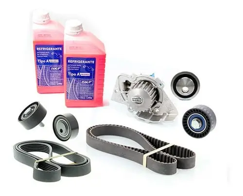 SUPERKIT DISTRIBUCION PEUGEOT 206 207 1.9 99/12 DW8L3 DW8B VKM 13256 A VKM 23246 VKM 33031 VKM 33013 140SP+254H 6PK1700 VKPC 83639 A