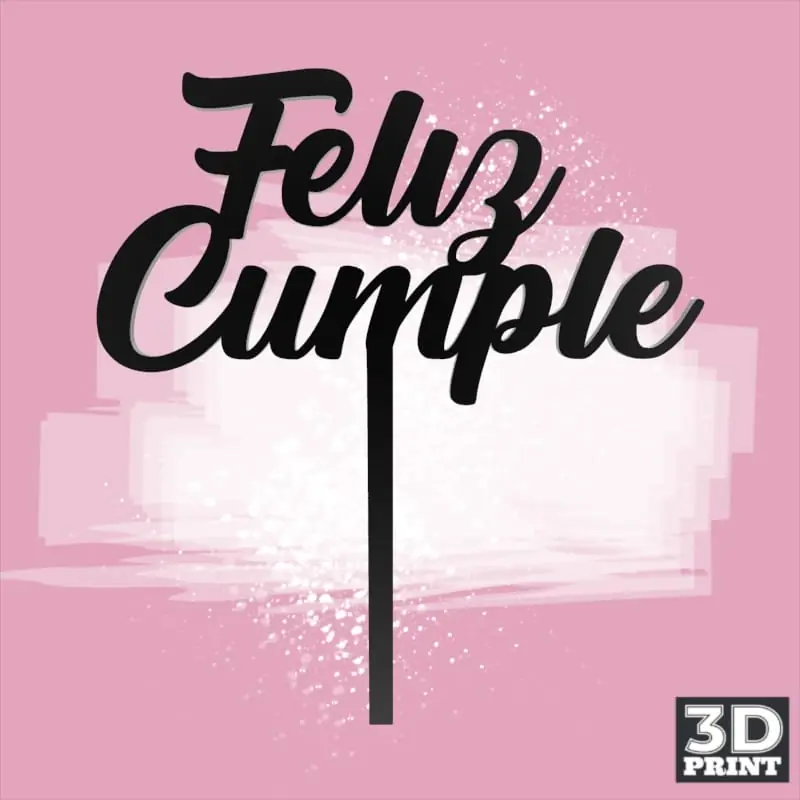 Topper Feliz Cumpleaños 17