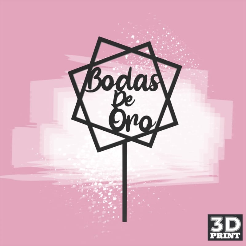 Topper Bodas de Oro