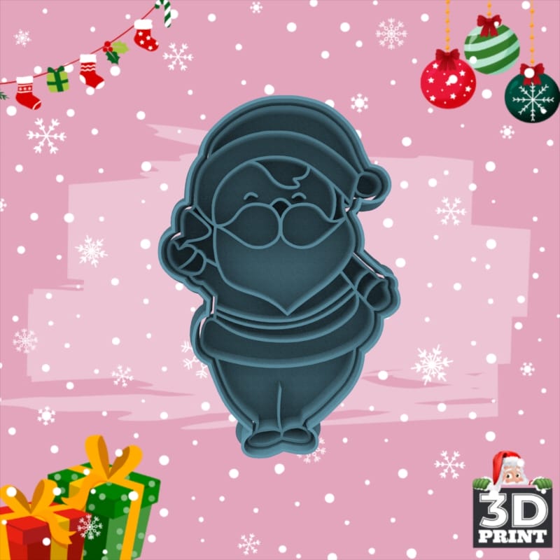 Cortante Papa Noel Navidad