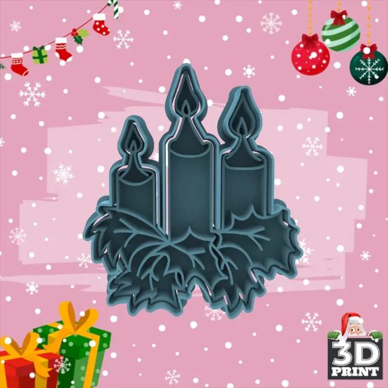 Cortante Velas Navidad