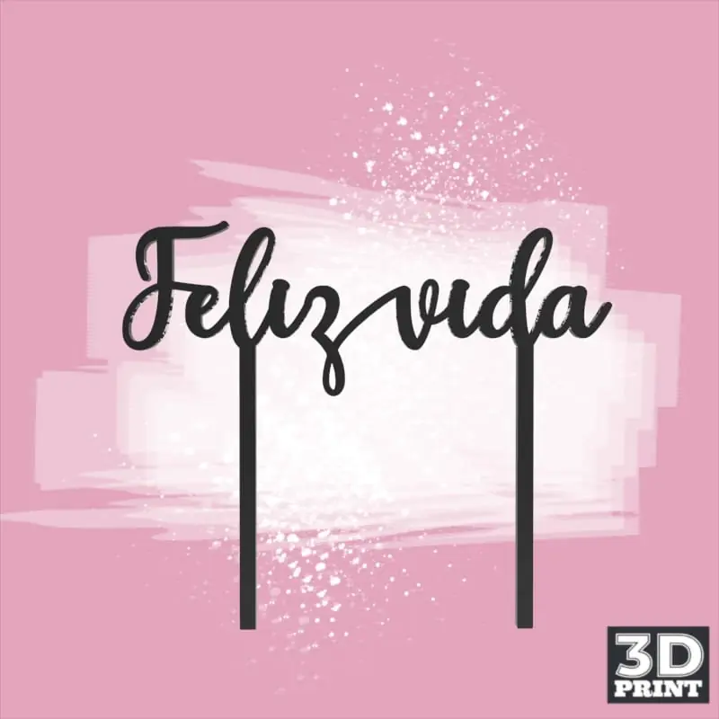 Topper Feliz Vida