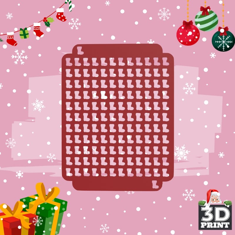 Stencil Sprinkles Bota Navidad