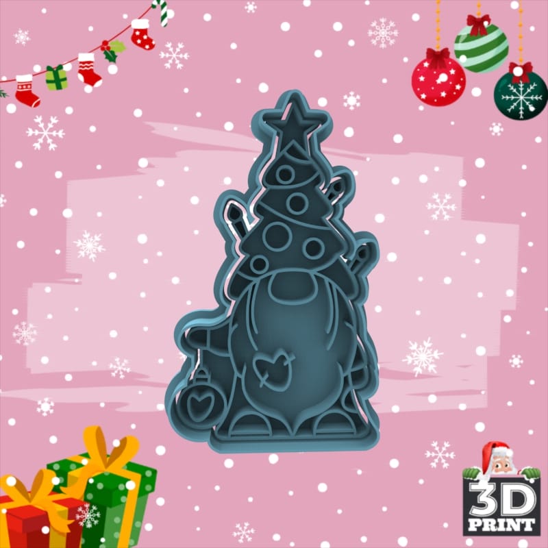 Cortante Gnomo Navidad
