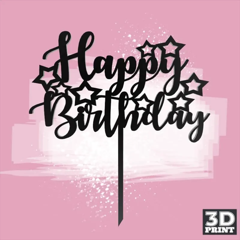 Topper Happy Birthday 15