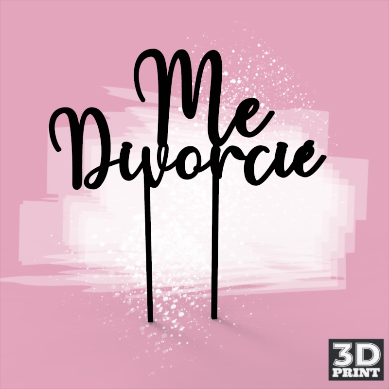 Topper Plastico Me Divorcié