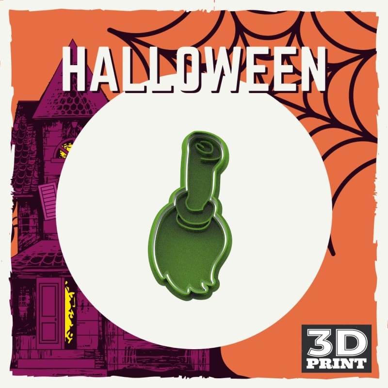 Cortante Escoba Halloween