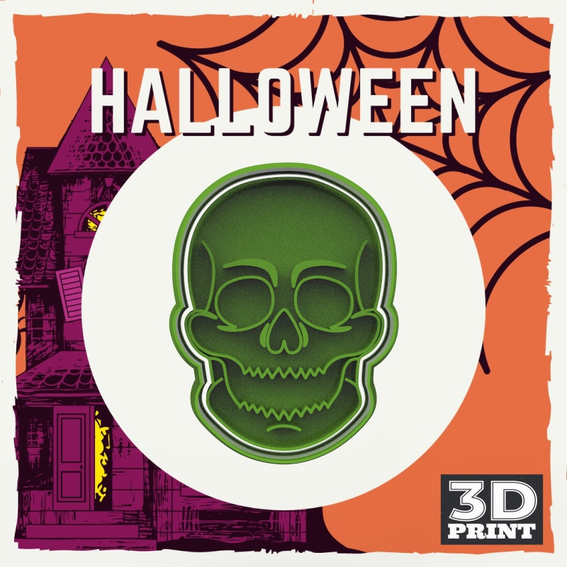 Cortante Cabeza Calavera Halloween