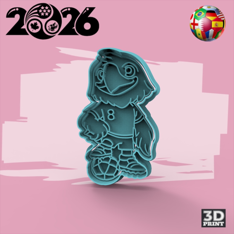 Cortante Mascotas Mundial 2026