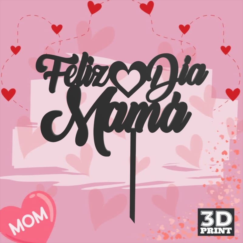 Topper Dia de La Madre