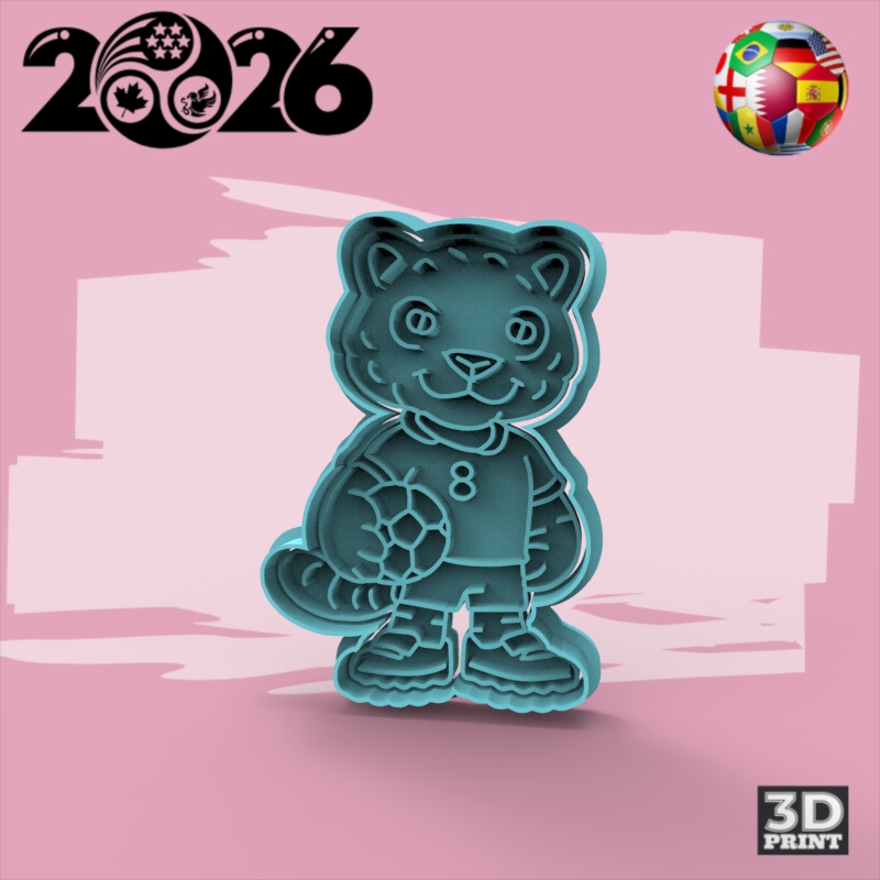 Cortante Mascotas Mundial 2026
