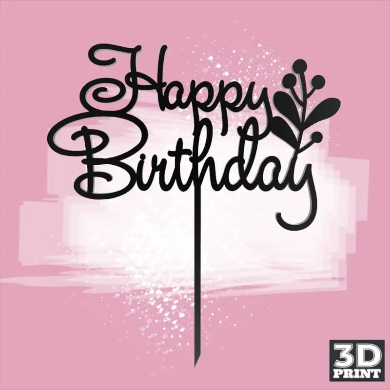 Topper Happy Birthday 12