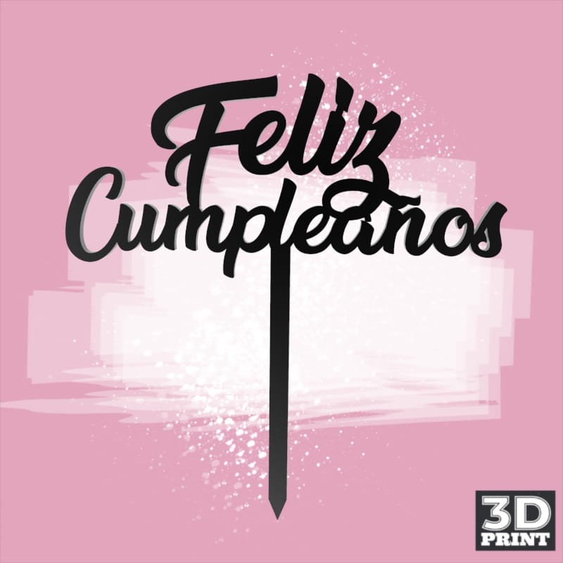 Topper Feliz Cumpleaños 11