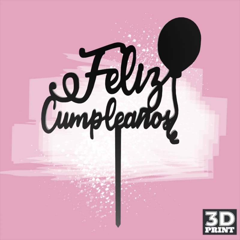 Topper Feliz Cumpleaños 08