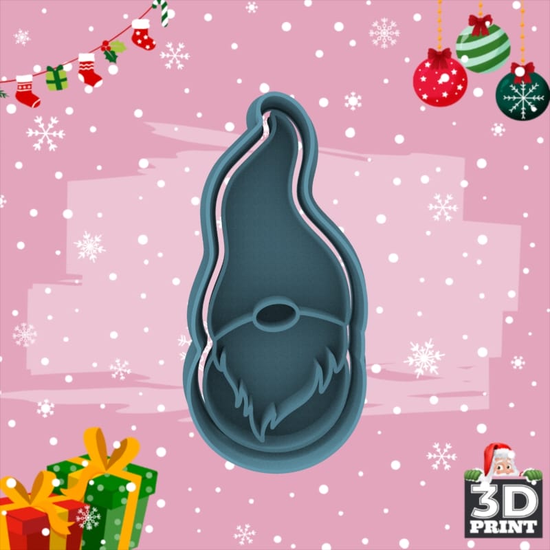 Cortante Gnomo Navidad