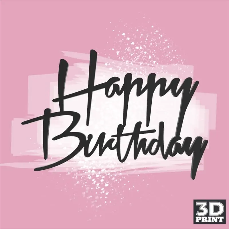 Topper Happy Birthday 33