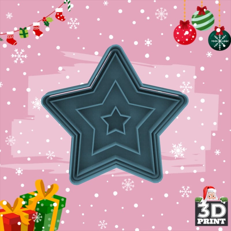 Cortante Estrellas Navidad