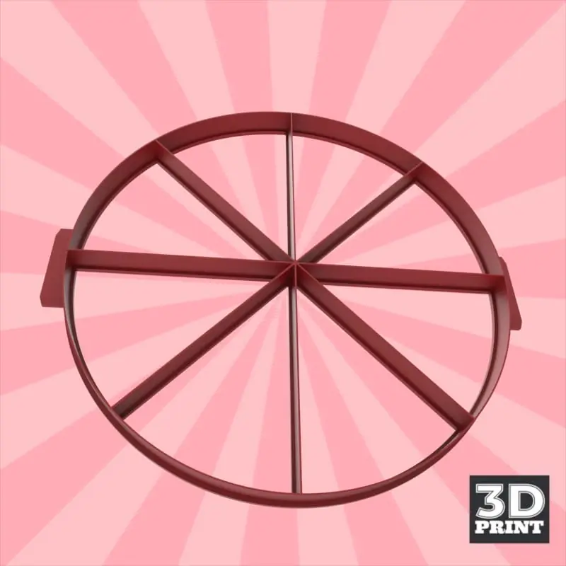 Marcador para Torta de 8 Porciones