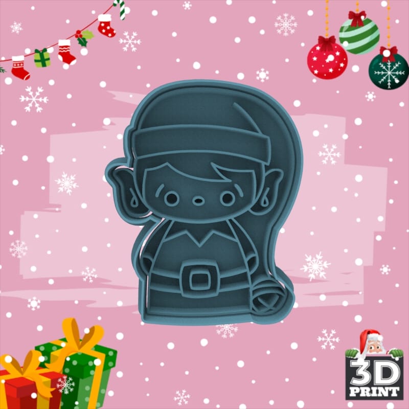 Cortante Elfo Navidad