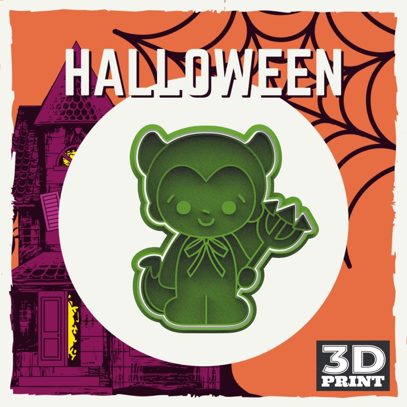 Cortante Diablito Halloween