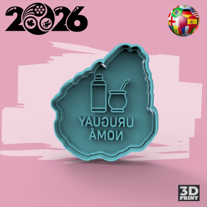 Cortante Mapa Uruguay Nomá