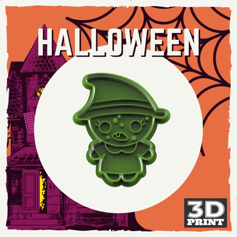Cortante Bruja Halloween