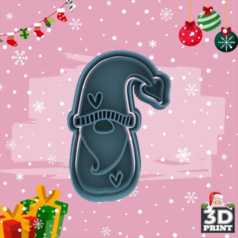 Cortante Gnomo Navidad