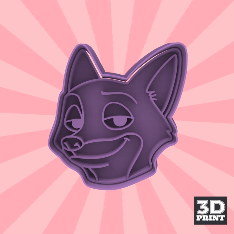 Cortante Zootopia Zorro