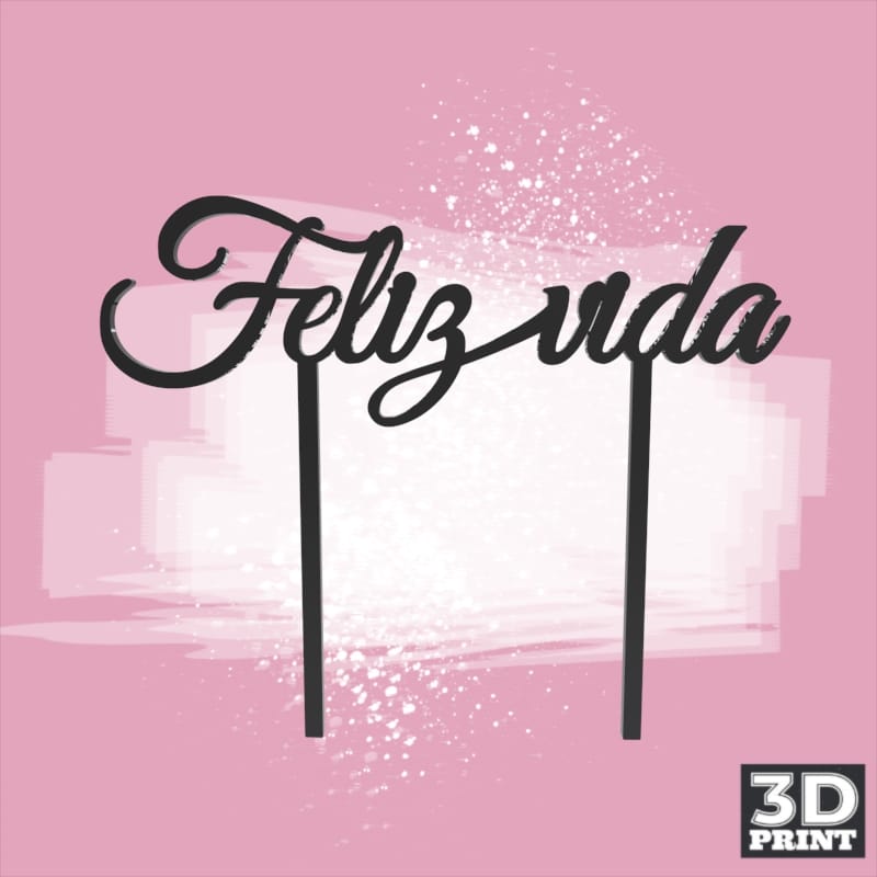 Topper Feliz Vida