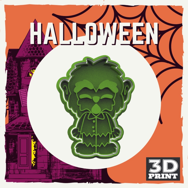 Cortante Hombre Lobo Halloween