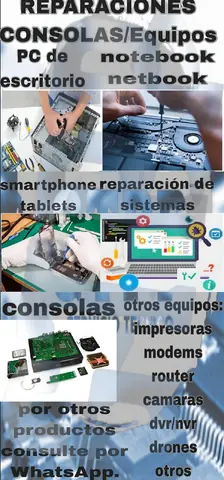 Reparacion de Equipo/consola,otros