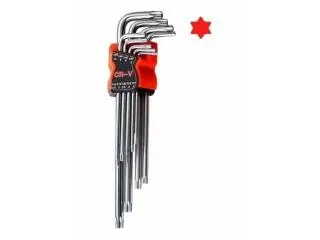Juego De Llaves Torx Chicas 9pcs T10 A T50 Acero