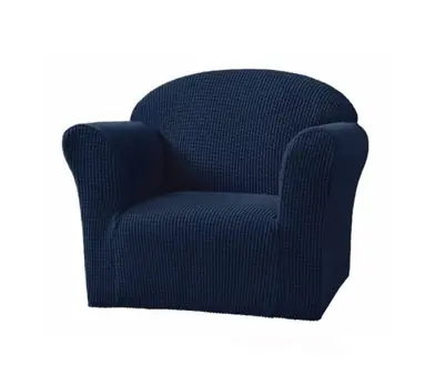 Funda Cubre Sillón 1 Cuerpo Corrugada Azul