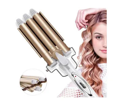 Buclera Rizador Pelo Ondas Perfectas Cabello Triple 3 Tubos