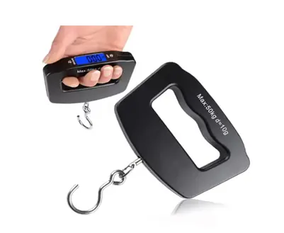 Balanza Digital Gancho de Mano Equipaje Viaje Valijas Pesca 50kg