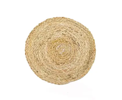 Individual De Mimbre Fino Posa Plato Circular Salva Mantel
